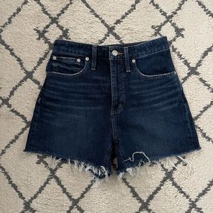Madewell Curvy High Rise Denim Short
